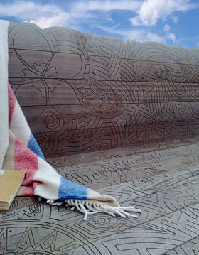 Gefreesde loungebank